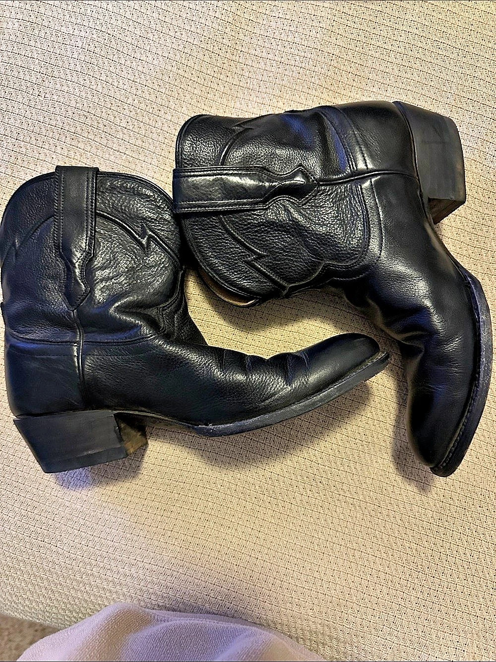 Cuero Heeled Western Boots in Black US 8.5